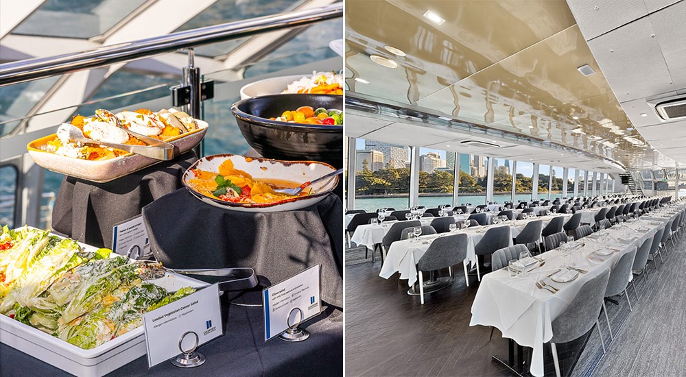 The Clearview’s buffet lunch and spacious interior seating