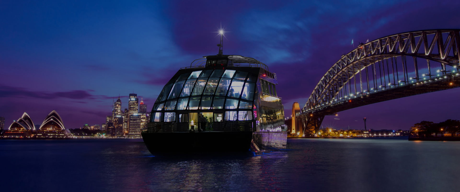 Premium Glass Boat Dining Cruise on the Serene Blue Waters of Sydney Harbour